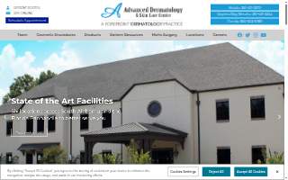 Advanced Dermatology & Skin Care Centre website