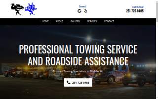 Atlas Recovery & Towing website