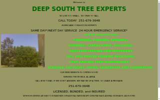Deep South Tree Experts website
