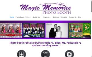 Magic Memories Photo Booth of Prichard website