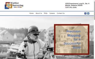 Wattier Surveying of Prichard website
