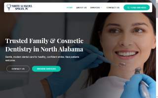 North Alabama Smiles website