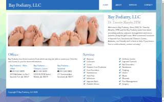 Bay Podiatry LLC of Saraland website