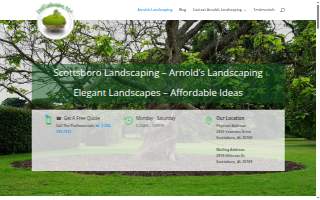 Arnolds Landscaping LLC website
