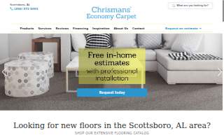Chrisman's Economy Carpet website