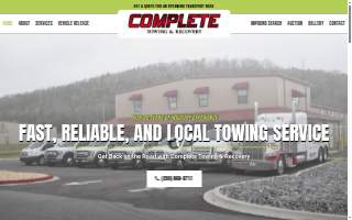 Complete Towing & Recovery website