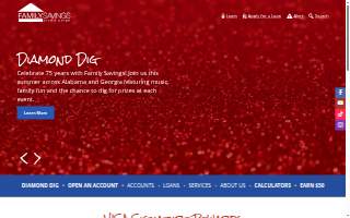Family Savings Credit Union of Scottsboro website