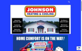 Johnson Heating and Cooling website