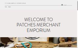 Patches Merchant Emporium website