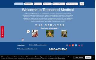 Transcend Medical website