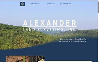 Alexander Land Surveying, Inc. website