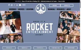 Rocket Entertainment of Sheffield website