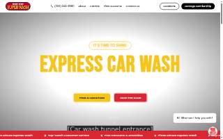 Shine Time Super Wash of Sheffield website