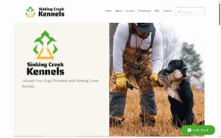 Sinking Creek Kennels of Sheffield website