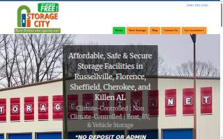Storage City website