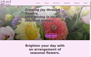 Artisanal Blume website