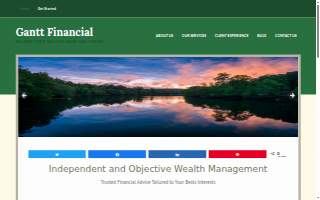 Gantt Financial Advisors, LLC website