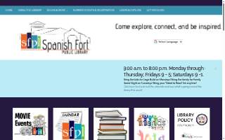 Spanish Fort Public Library website