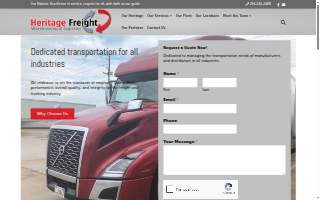 Heritage Freight Warehousing & Logistics, LLC website