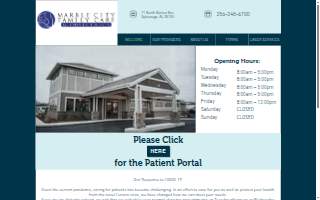 Marble City Family Care website