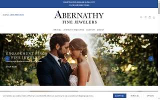 Abernathy Fine Jewelers website