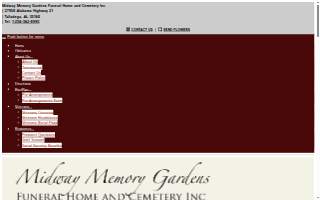 Midway Memory Gardens Funeral Home website