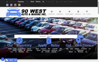 90 West Auto & Marine Inc. website