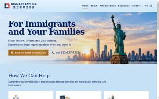 Ding-Lee Law LLC website