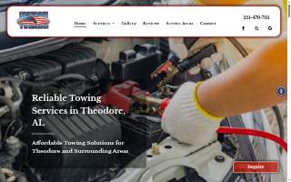 Freedom Towing website