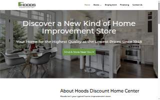 Hoods Home Center of Mobile website