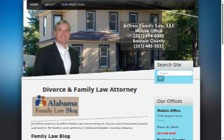 Jeffries Family Law, LLC website