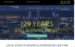 Johnstone Adams LLC of Tillmans Corner website