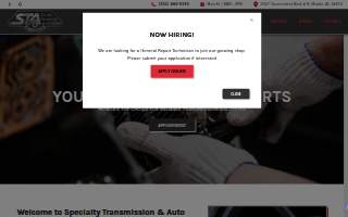 Specialty Transmission & Automotive website