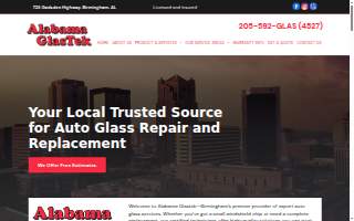 Alabama GlasTek of Trussville website