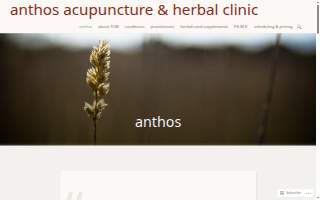 Anthos Acupuncture and Herbal Clinic of Trussville website