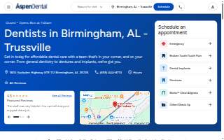 Aspen Dental - Birmingham, AL - Trussville website