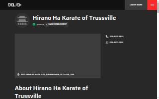 Hirano Ha Karate of Trussville website