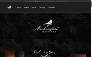 Mockingbird Day Spa of Trussville website