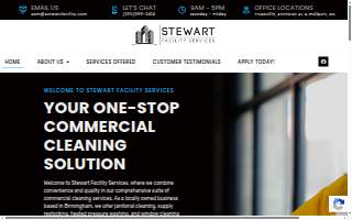 Stewart Facility Services website