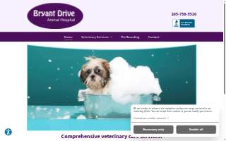 Bryant Drive Animal Hospital website