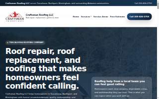 Craftsman Roofing LLC website