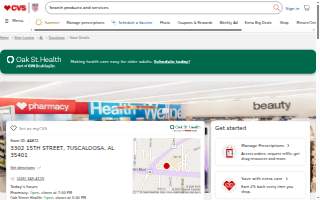 CVS Pharmacy website