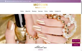 Midtown Nails website