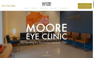 Moore Eye Clinic website