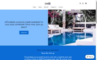 Prestige Pools Inc. website