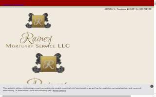 Rainey Mortuary Service website