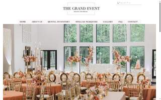 The Grand Event Design & Decor of Tuscaloosa website
