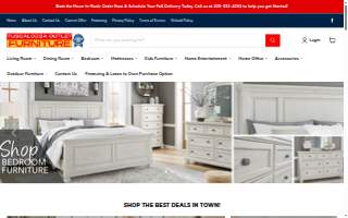 Tuscaloosa Furniture Outlet website