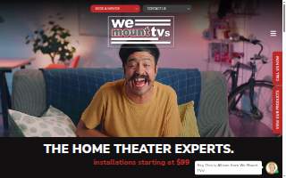 We Mount TVs of Tuscaloosa website