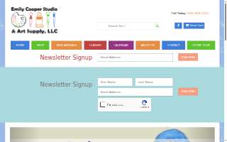 Emily Cooper Studio & Art Supply, LLC website